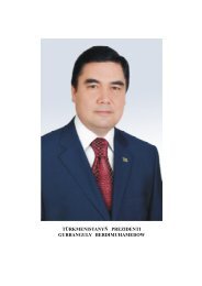 tÃ¼rkmenÄ±stanyÅ prezÄ±dentÄ± gurbanguly berdÄ±muhamedow