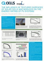 The influence of textured surfaces of solar cells and modules on the ...