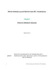 Modul 3. Elektron hÃ¶kÃ¼meti ulanmak