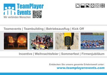 TeamPlayer Events - Wir verbinden Menschen