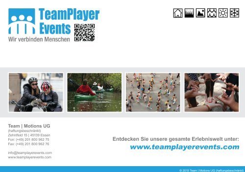 TeamPlayer Events - Wir verbinden Menschen