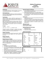 Liquid ALT (SGPT) Reagent Set - Pointe Scientific, Inc.