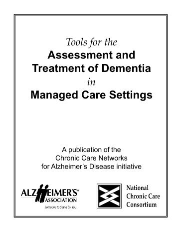 Tools for the Assessment and Treatment of Dementia in ... - GeroNet