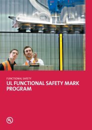 UL FUnctionaL SaFety Mark PrograM - UL.com