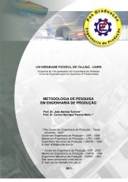 METODOLOGIA DE PESQUISA EM ENGENHARIA DE PRODUÃÃO