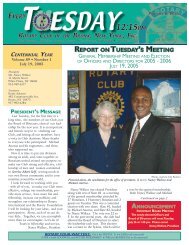 Genereal Membership Meeting & Election - Rotary Club of the Bronx