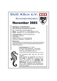 November 2005 - DUC KÃ¶ln