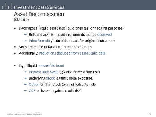 IDS GmbH - Analysis and Reporting Services