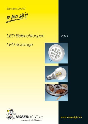 LED-Lampen - NOSERLIGHT AG, Ottenbacherstrasse 25, CH-8909 ...