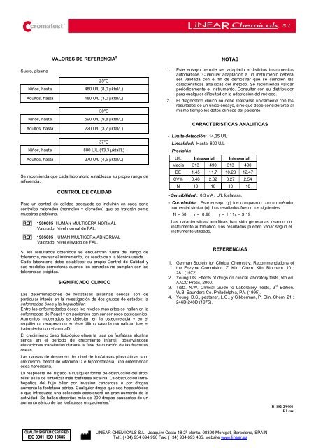 Fosfatasa alcalina valores normales en neonatos