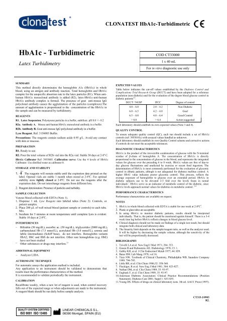 tabla de control de diabetes y a1c
