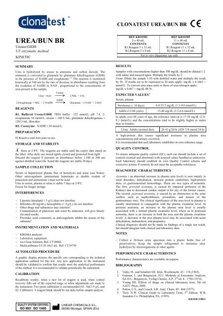 Urea suero bajo embarazo