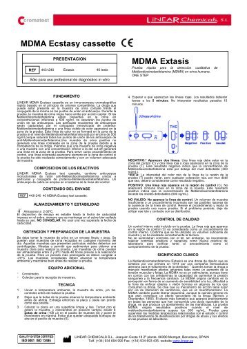 MDMA Extasis MDMA Ecstasy cassette - Linear
