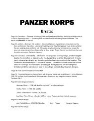 PANZER KORPS - WW2-Area