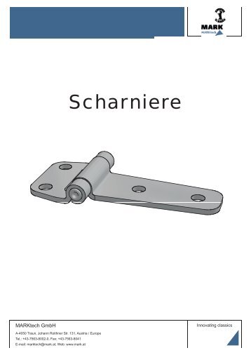 Scharniere - Mark Metallwarenfabrik GmbH