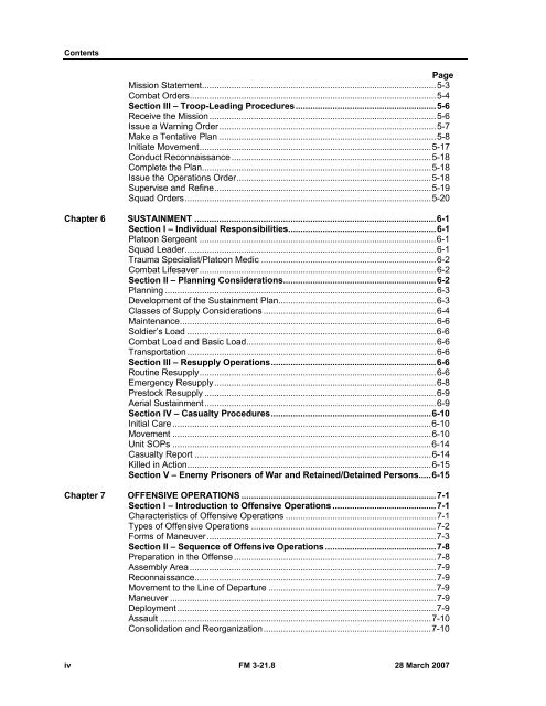 Infantry Rifle Platoon and Squad - Sakai