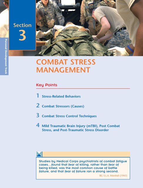 Combat Stress Management.pdf - UNC Charlotte Army ROTC