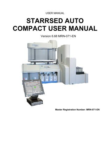 StaRRsed Auto Compact User Manual - Mechatronics home