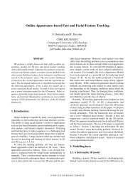 Online Appearance-Based Face and Facial Feature Tracking