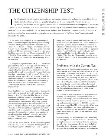 Citizenship For Elders Catholic Legal Immigration