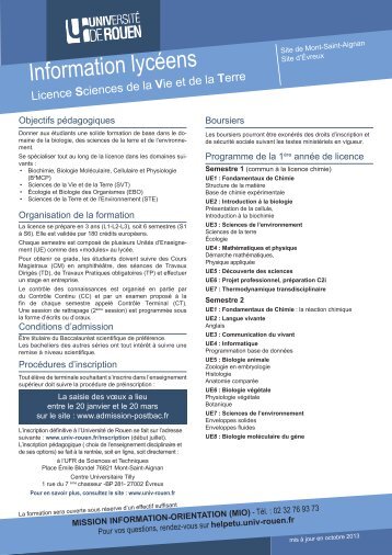 Information lycÃ©ens