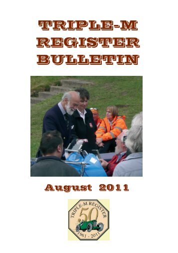 MGAug11 Bulletin no 62 - The Triple-M Register