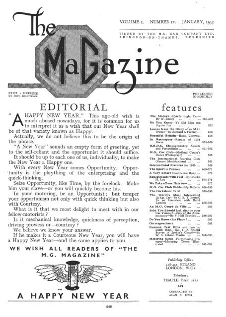 January 1935 - The Triple-M Register