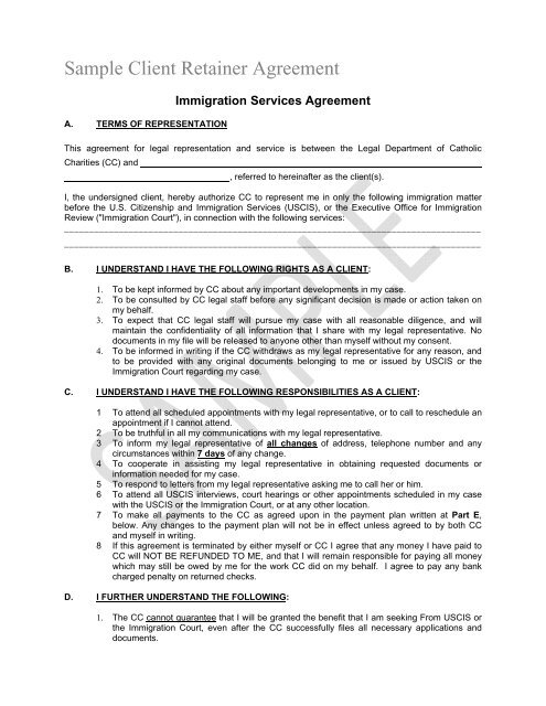 Pr Retainer Agreement Sample