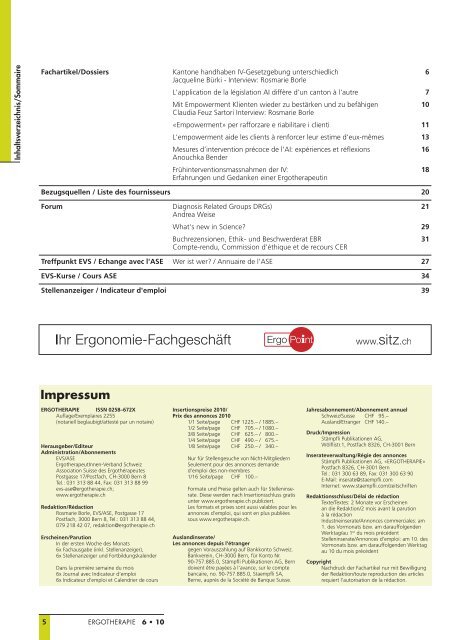 FrÃ¼hinterventionsmassnahmen - Ergotherapie Jacqueline BÃ¼rki