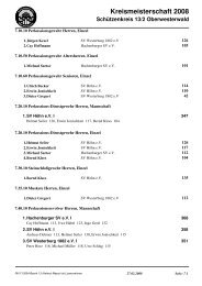 Kreismeisterschaft 2008 - Schützenkreis 13/2 Oberwesterwald