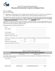 Placement On Statewide Transfer List Request Form