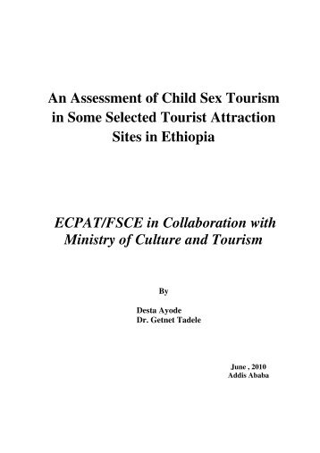 An Assessment of Child Sex Tourism in Some Selected Tourist ...