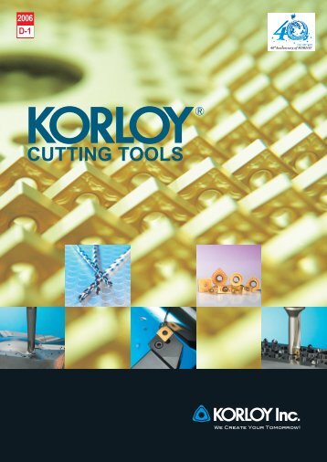 CUTTING TOOLS - korloy