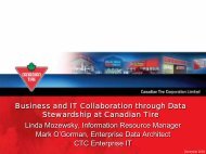 Business and IT Collaboration through Data Stewardship at ...