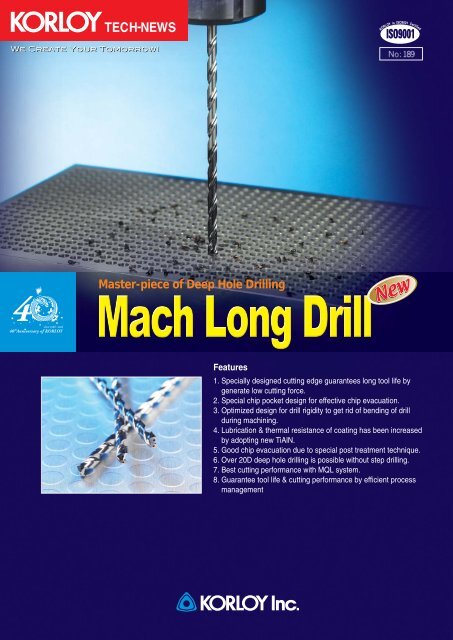 Mach Long Drill-Eng* - korloy
