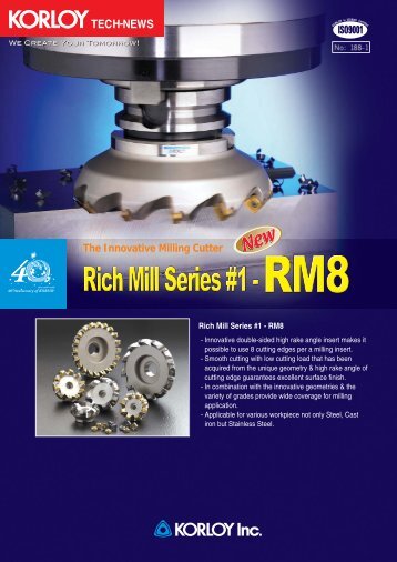 Korloy Rich Mill RM8