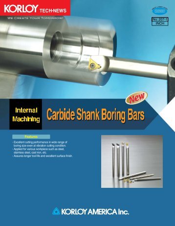 Carbide Shank Boring Bars - Korloy.com