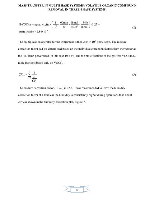 mass transfer in multiphase systems - Greenleaf University