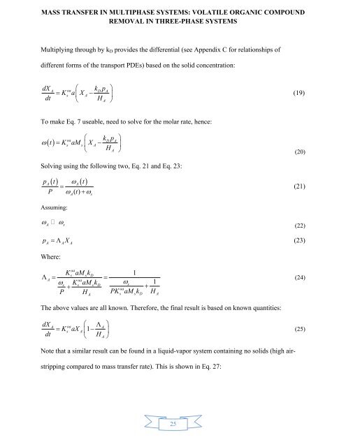 mass transfer in multiphase systems - Greenleaf University