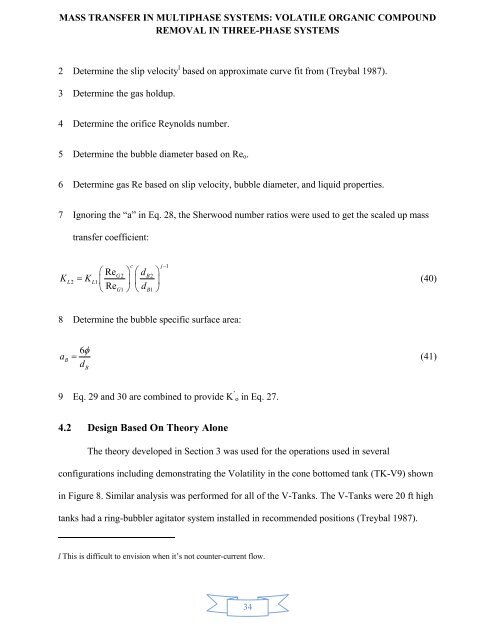 mass transfer in multiphase systems - Greenleaf University