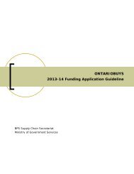 OntarioBuys 2013-14 Funding Application Guideline (PDF)