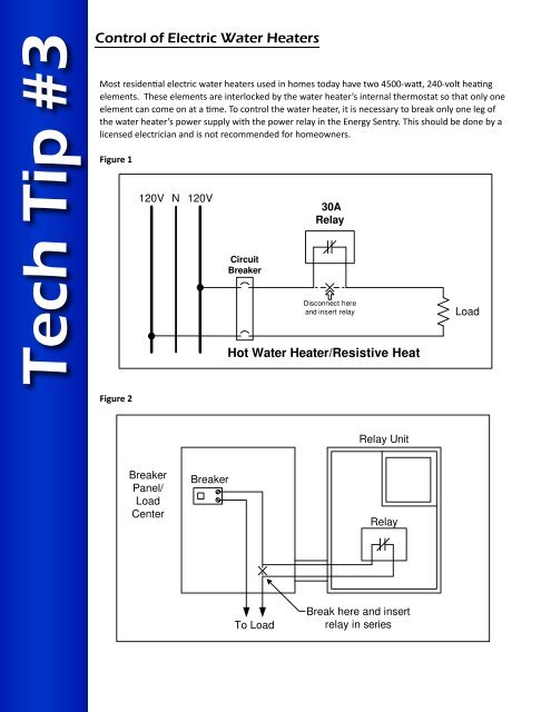 Electric Water Heater Wiring