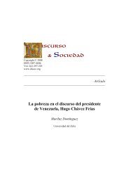 La pobreza en el discurso del presidente de Venezuela, Hugo ...