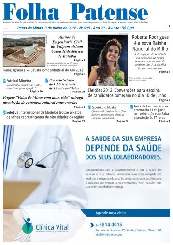 nÂº 998 on line - Folha Patense