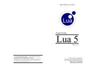 Lua 5 Quick Reference