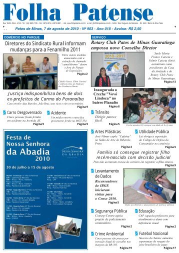 nÂº 903 - Folha Patense