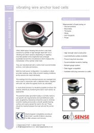 vibrating wire anchor load cells - MGS Europe GmbH