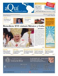 Benedicto XVI visitarÃ¡ MÃ©xico y Cuba - Aqui-online.com