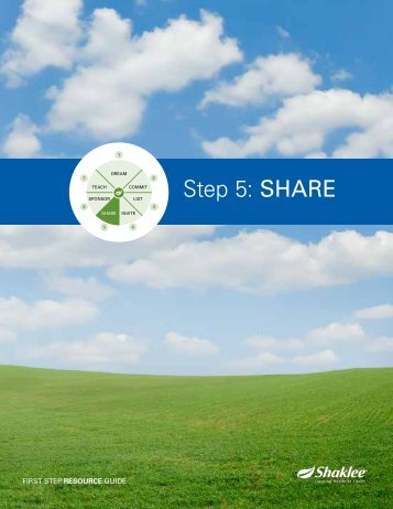 Step 5: SHARE - Shaklee