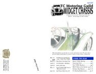 April Midget Chassis - TC Motoring Guild